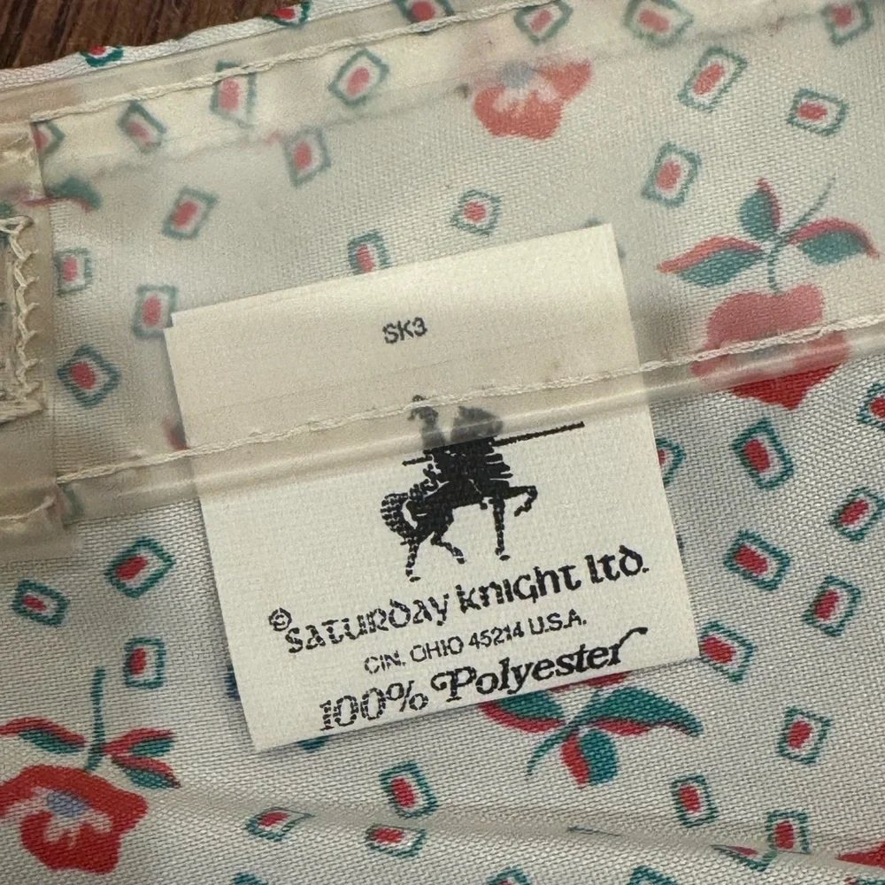 Vintage Christmas Shower Curtain New in Box Coquette Bows Holly Sleigh Made USA